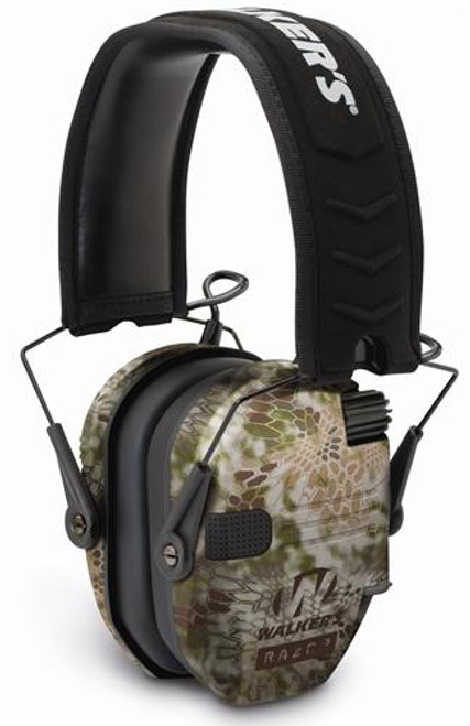 Walker's Game Razor Slim Shooter Folding Ear Muffs-Kryptek Camo Walker's Game Razor Slim Shooter Folding Ear Muffs-Kryptek Camo