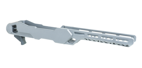 Timber Creek Outdoors Enforcer Rifle Chassis Tungsten Aluminum Fits Ruger 10/22 Compatible w/ MSR Buffer Tubes Timber Creek Outdoors Enforcer Rifle Chassis Tungsten Aluminum Fits Ruger 10/22 Compatible w/ MSR Buffer Tubes