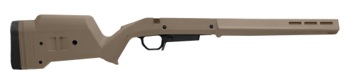 Magpul Hunter American Stock Flat Dark Earth Adjustable Synthetic Stock with Aluminum Chassis for Short Action Ruger American Right Hand Includes STANAG Mag Well                           