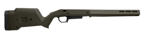 Magpul Hunter American Stock OD Green Adjustable Synthetic Stock with Aluminum Chassis for Short Action Ruger American Right Hand Includes STANAG Mag Well                                  