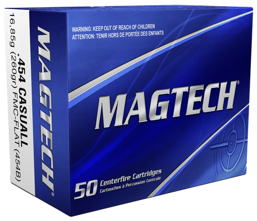 Magtech Range/Training 454Casull 260gr Full Metal Jacket Flat Nose 20 Per Box/50 Case Magtech Range/Training 454Casull 260gr Full Metal Jacket Flat Nose 20 Per Box/50 Case