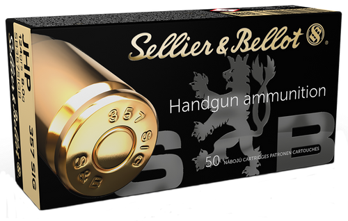 Sellier & Bellot Handgun 357Sig 124gr Jacketed Hollow Point 50 Per Box/20 Case Sellier & Bellot Handgun 357Sig 124gr Jacketed Hollow Point 50 Per Box/20 Case