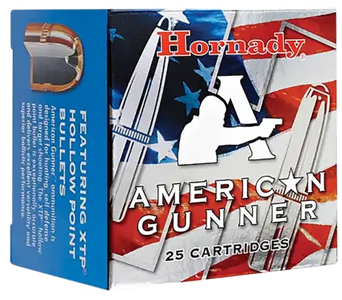 Hornady American Gunner 9mmLuger+P 124gr Hornady XTP Hollow Point 25 Per Box/10 Case Hornady American Gunner 9mmLuger+P 124gr Hornady XTP Hollow Point 25 Per Box/10 Case