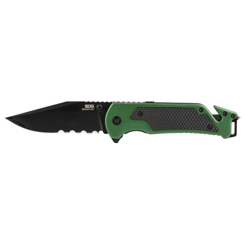 Sog Escape Atk 2.0 3.4" Blk/grn Sog Escape Atk 2.0 3.4" Blk/grn