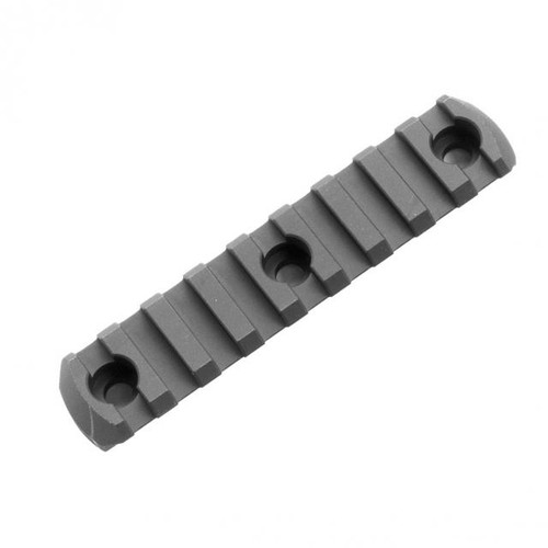 M-LOK 1-Piece Aluminum Rail Section - 9 Slots M-LOK 1-Piece Aluminum Rail Section - 9 Slots