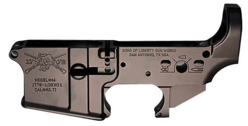 SOLGW Angry Patriot Stripped Lower Receiver Black Anodized Aluminum Mil-Spec AR-15 SOLGW Angry Patriot Stripped Lower Receiver Black Anodized Aluminum Mil-Spec AR-15