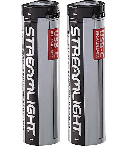 STREAMLIGHT SL-B50 LITHIUM BATTERIES 2PK STREAMLIGHT SL-B50 LITHIUM BATTERIES 2PK