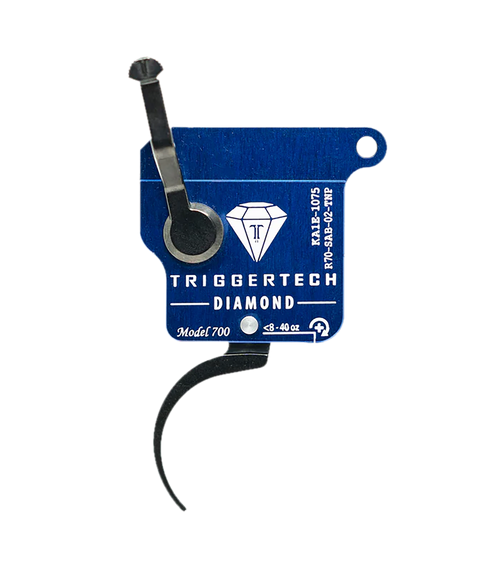 TriggerTech Diamond Black Curved Fits Remington 700 Right Hand                                                                                                                             