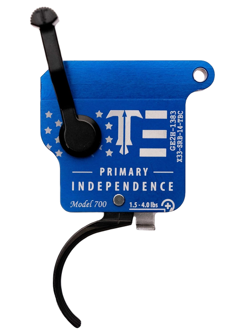 TriggerTech Primary Independence Single-Stage Curved Trigger with 1.50-4 lbs Draw Weight for Remington 700                                          