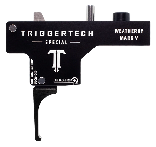 TriggerTech Special Single-Stage Flat Trigger with 1-3.50 lbs Draw Weight for Weatherby Mark V                                                                          