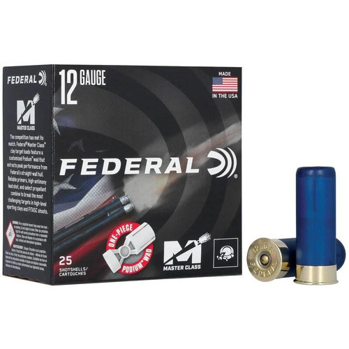 Federal Master Class Shotshells 12ga 2-3/4" 1-1/8oz 1250 fps 7.5 25/ct