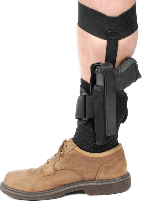 Blackhawk Ankle Holster Fits Medium Autos Fits 3-4" Left Hand - Black Blackhawk Ankle Holster Fits Medium Autos Fits 3-4" Left Hand - Black