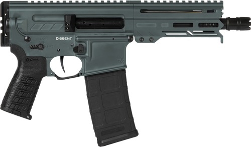 CMMG Dissent MK4 300 Blackout 30+1 6.5" Charcoal Green Picatinny Buffer Adapter       