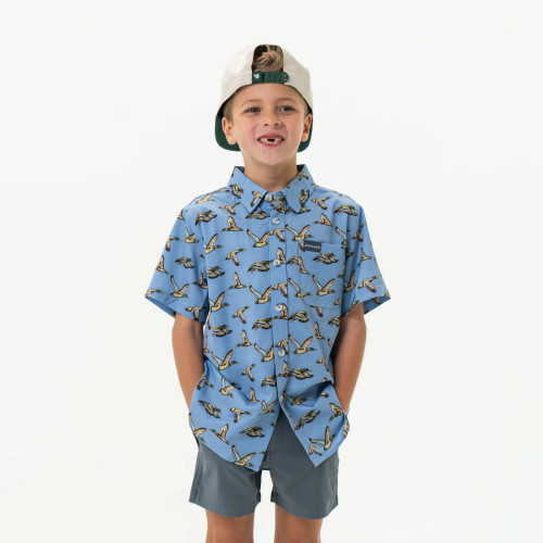 YOUTH PERFORMANCE BUTTON UP