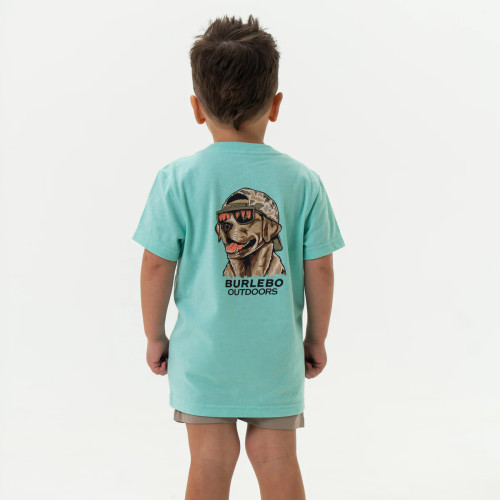 YOUTH TEE MALLARD CAMO DOG