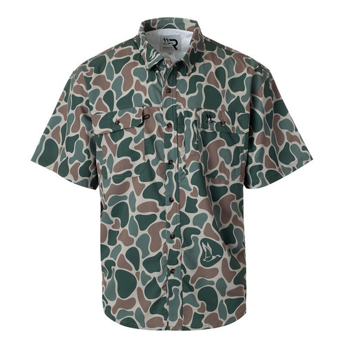 YOUTH ROOST CAMO BUTTON DOWN
