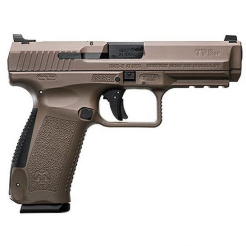 Century Arms Canik TP9SF Handgun 9mm Luger 18rd Magazines 4.46" Barrel FDE Grip with Accessory Kit