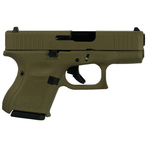 Glock 26 Gen 5 Custom "FDE" Subcompact Handgun 9mm Luger 10/rd Magazines (3) 3.43" Barrel USA Glock 26 Gen 5 Custom "FDE" Subcompact Handgun 9mm Luger 10/rd Magazines (3) 3.43" Barrel USA
