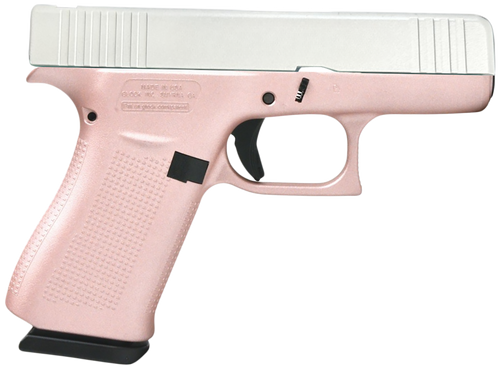 GLOCK G43X 9MM 3.41" 10RD STAINLESS/PINK                                                                                                                                                          