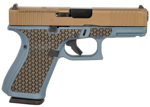 GLOCK G19 GEN5 9MM 15+1 FDE/BLUE HEX
