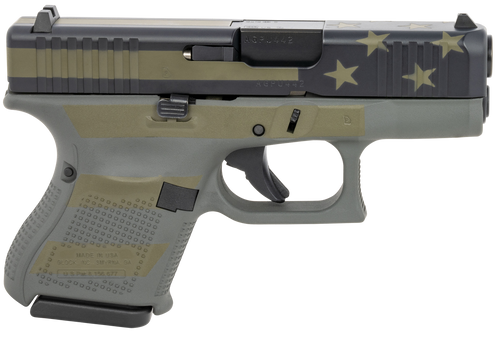 Glock G26 Gen5 Subcompact 9mm Luger 3.43" Barrel 10+1 Operator Flag Cerakote                       