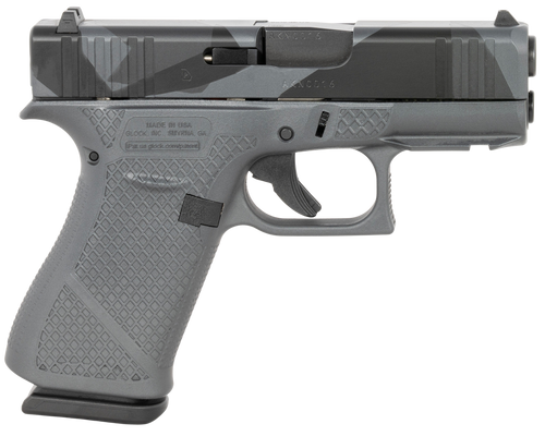 GLOCK G43X 9MM 10+1 GRAY & BLACK CERAKOTE GLOCK G43X 9MM 10+1 GRAY & BLACK CERAKOTE