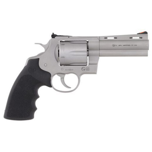 Colt Anaconda Handgun .44 Rem Mag 6rd Capacity 4.25" Barrel Matte Stainless Frame Hogue Rubber Grips Colt Anaconda Handgun .44 Rem Mag 6rd Capacity 4.25" Barrel Matte Stainless Frame Hogue Rubber Grips