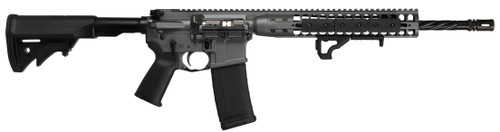 LWRC DI 5.56 16" 30+1 TACTICAL GRAY CERAKOTE Collapsible LWRC Compact Adjustable Stock