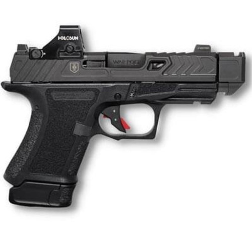 Shadow Systems CR920P War Poet Handgun 9mm Luger 10rd Magazines(2) 3.75" Fluted Black Barrel Holosun 507K