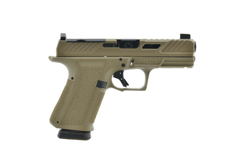 Shadow Systems Optics Ready MR920 Handgun 9mm Luger 15rd Magazine 4" Black Barrel FDE Elite