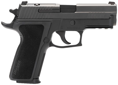 Sig Sauer P229 Elite 9mm Luger 10+1 3.90" Black Optic Cut/Serrated E2 Grip Ambidextrous                                                                                                      