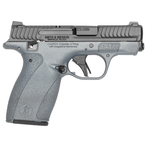 S&W "Blue Titan" M&P Bodyguard 2.0 Thumb Safety Handgun .380 Auto 10(1)&12(1)rd Magazines 2.75" Barrel Titan Blue Grip
