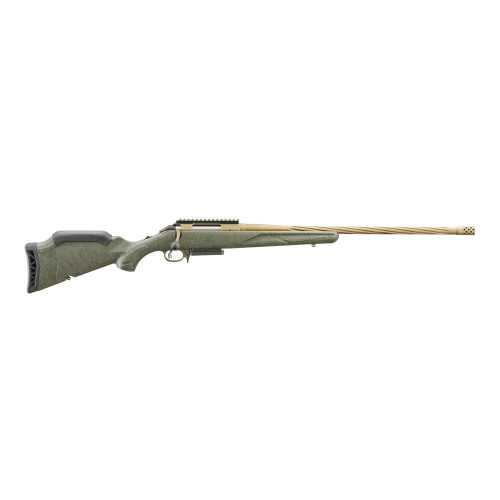 Ruger American Gen II Predator Rifle 6mm Creedmoor 3rd Magazine 22" 5/8x24 Threaded Barrel Green
