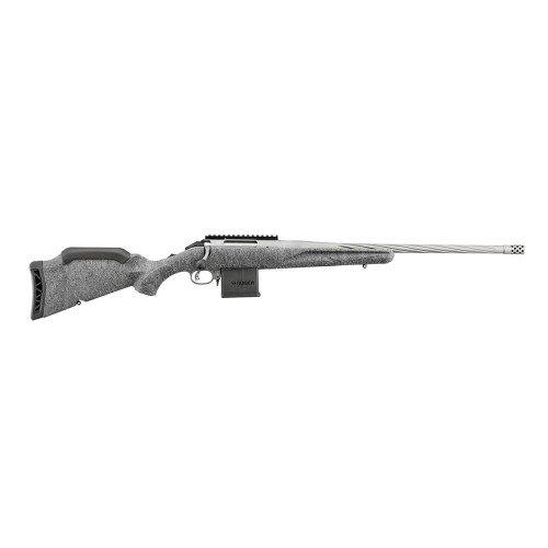 Ruger American Rifle Gen II .204 Ruger 10rd Magazine 20" Fluted Threaded Barrel Gray Splatter Stock