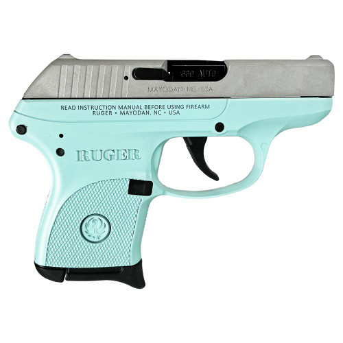Ruger LCP 380 ACP Pistol 2.75" Barrel Robin's Egg Blue Frame Silver Slide Ruger LCP 380 ACP Pistol 2.75" Barrel Robin's Egg Blue Frame Silver Slide