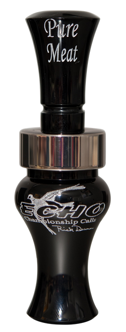 Echo Calls Pure Meat Double Reed Black Acrylic                                                                                                           