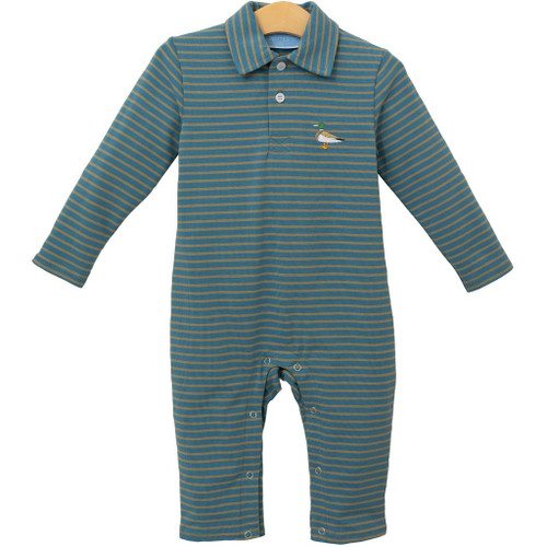 MALLARD EMBROID POLO ROMPER