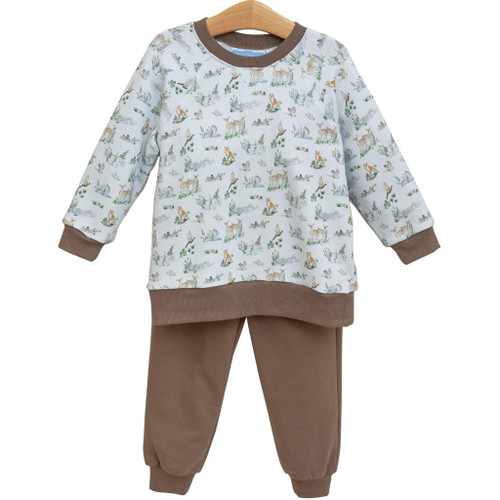 WOODLAND FRIENDS FRENCH TERRY