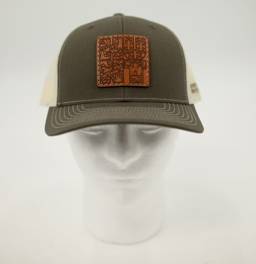 R112 HUNT LEATHER PATCH