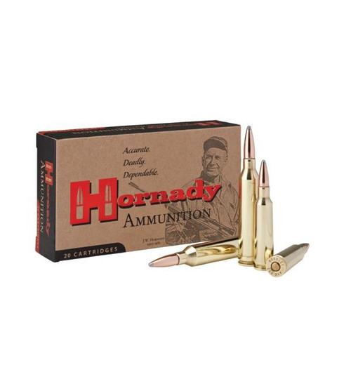 Hornady Custom Rifle Ammunition .250 Savage 100 gr Interlock SP 2800 fps 20/ct Hornady Custom Rifle Ammunition .250 Savage 100 gr Interlock SP 2800 fps 20/ct
