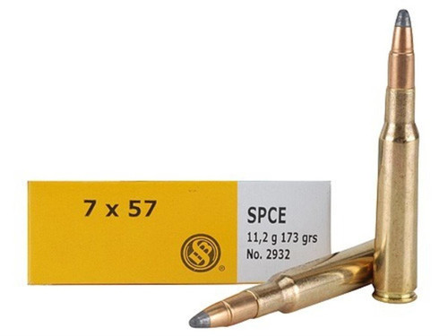 Sellier & Bellot Rifle Ammunition 7x57mm 173 gr SPCE 725 fps - 20/box Sellier & Bellot Rifle Ammunition 7x57mm 173 gr SPCE 725 fps - 20/box