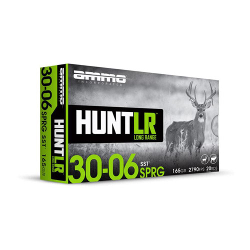 Ammo Inc Hunt LR SST Rifle Ammunition 30-06 Sprg 165gr PT 2790 fps 20/ct Ammo Inc Hunt LR SST Rifle Ammunition 30-06 Sprg 165gr PT 2790 fps 20/ct