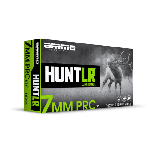 Ammo Inc Hunt LR SST Rifle Ammunition 7mm PRC 162gr PT 3100 fps 20/ct Ammo Inc Hunt LR SST Rifle Ammunition 7mm PRC 162gr PT 3100 fps 20/ct