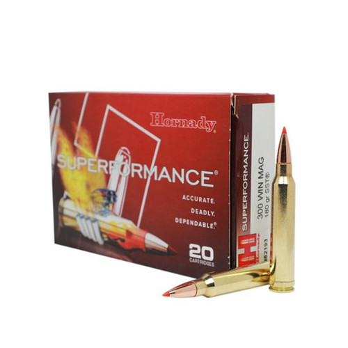 Hornady Superformance Rifle Ammunition .300 Win Mag 180 gr SST 3130 fps - 20/box