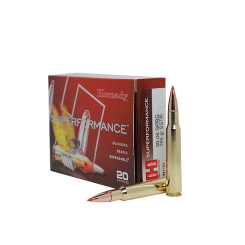 Hornady Superformance Rifle Ammunition .30-06 Sprg 165 gr SST 2940 fps 20/ct Hornady Superformance Rifle Ammunition .30-06 Sprg 165 gr SST 2940 fps 20/ct