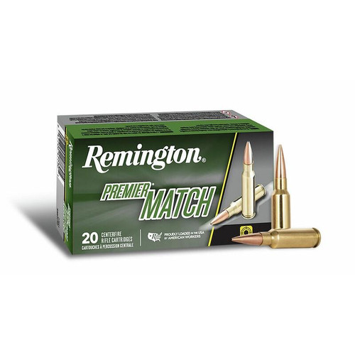 Remington Premier Match Berger Rifle Ammunition 6.5 Grendel 130gr OTM 2400 fps 20/ct Remington Premier Match Berger Rifle Ammunition 6.5 Grendel 130gr OTM 2400 fps 20/ct