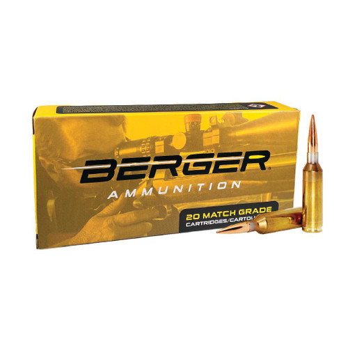 Berger Hybrid Target Rifle Ammunition 6.5 PRC 153.5gr OTM 2930 fps 20/ct Berger Hybrid Target Rifle Ammunition 6.5 PRC 153.5gr OTM 2930 fps 20/ct