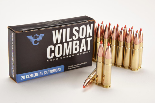 Wilson Combat Rifle Ammunition 300 Blackout | 110gr Hornady V-MAX 2350 FPS 20/Box Wilson Combat Rifle Ammunition 300 Blackout | 110gr Hornady V-MAX 2350 FPS 20/Box