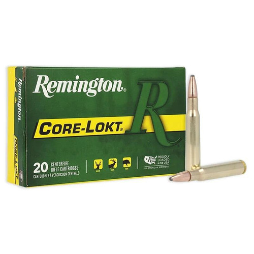 Remington Core-Lokt Rifle Ammunition .30-06 Sprg 165 gr PSP 2800 fps 20/ct Remington Core-Lokt Rifle Ammunition .30-06 Sprg 165 gr PSP 2800 fps 20/ct
