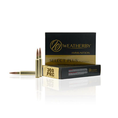 Weatherby Select Plus Rifle Ammunition .300 PRC 195gr Hammer Custom 2900 fps 20/ct Weatherby Select Plus Rifle Ammunition .300 PRC 195gr Hammer Custom 2900 fps 20/ct